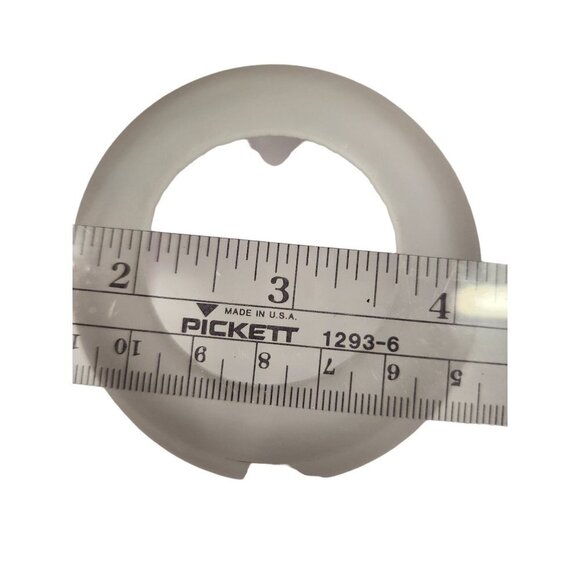 Lamp Bulb Cover, lilac lavender ombre frosted glass  lamp shade replacement ligh - Picture 11 of 12